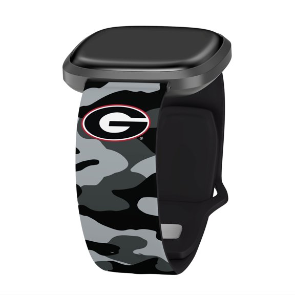 Bulldogs HD Camo Unisex Watch Band for FitBit Versa 3 & Sense (Short)