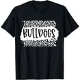 thumbnail image 1 of Bulldogs Mascot Distressed School Sports Fan Team Spirit T-Shirt, 1 of 3