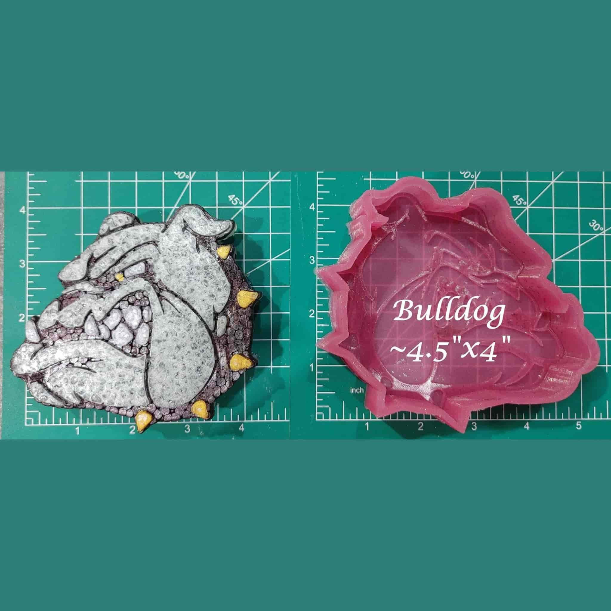 Bulldogs Silicone Freshie Mold