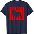 thumbnail image 1 of Bulldogs Sports Team Mascot Softstyle Unisex T-Shirt,Navy Color,Size 3T, 1 of 5