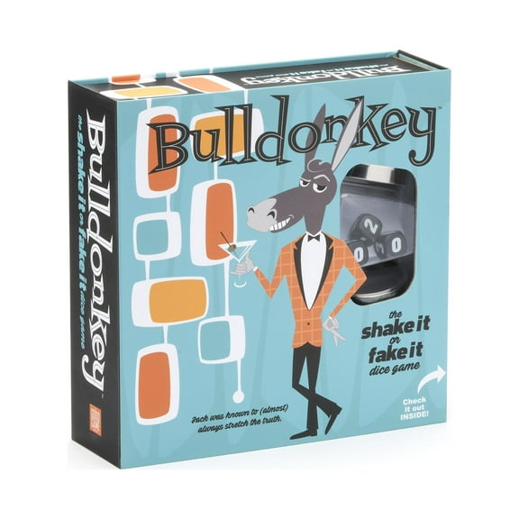 Bulldonkey the Shake or Fake It Party Dice Game from the Good Game Company for Ages 10 & up