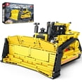 thumbnail image 1 of Bulldozer Building Set,APP Remote Control Loader RC Bulldozer Construction Toy with 2.4GHz Multi-Player Mode 22001,Tractor Sets for Birthday,1836PCS, 1 of 7