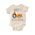 thumbnail image 1 of Bulldozer Excavator Newborn Baby Bodysuit, 1 of 6