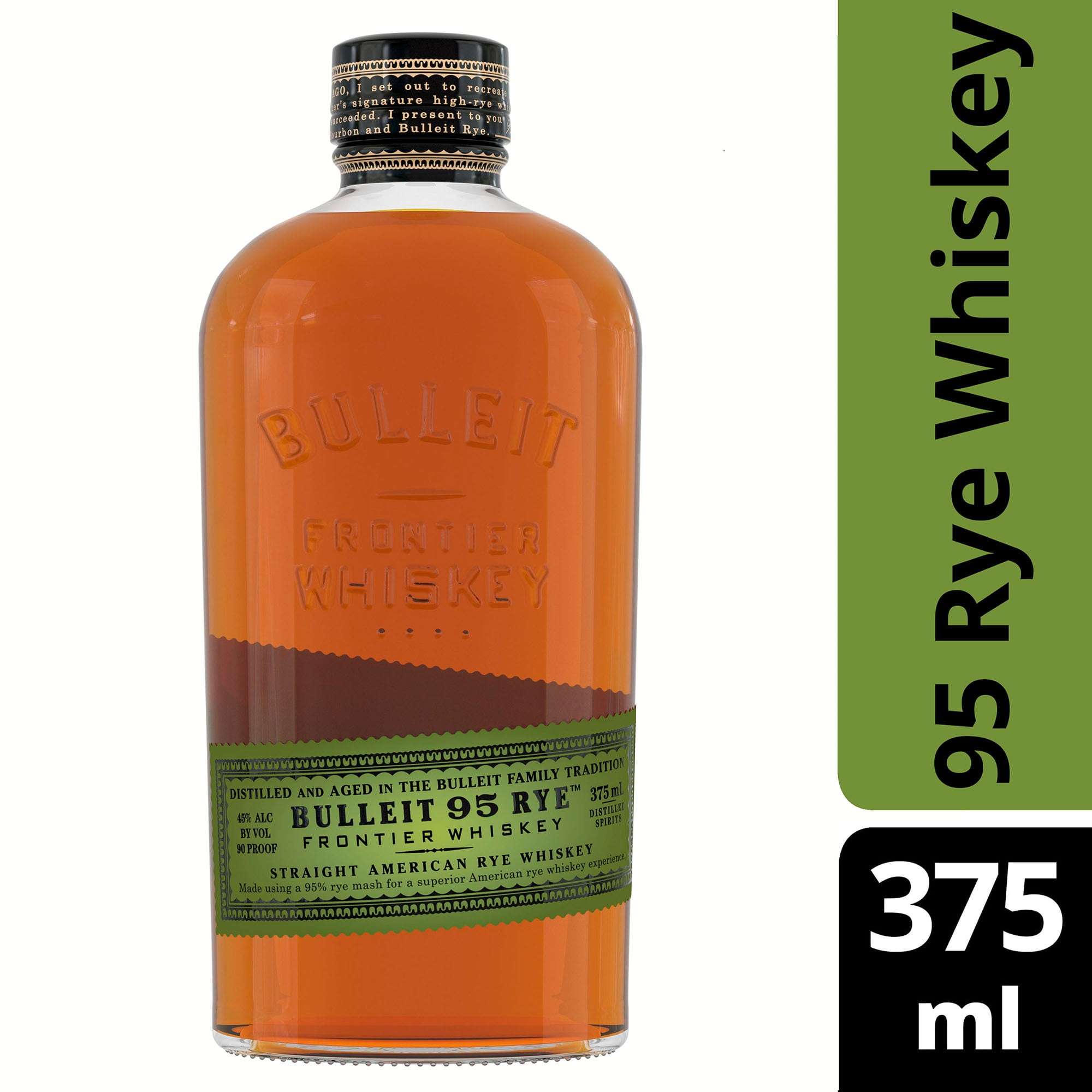 Bulleit 95 Rye Whiskey, 375 ml, 45% ABV