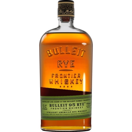 Bulleit 95 Rye Whiskey, 750 ml Bottle, 45% ABV