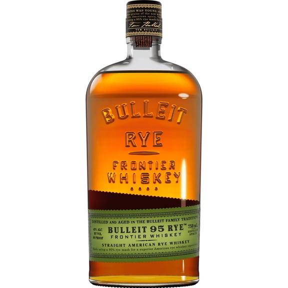 Bulleit 95 Rye Whiskey, 750 ml Bottle, 45% ABV
