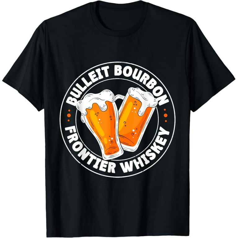 Bulleit Bourbon Frontier Whiskey T-Shirt Wine Bulleit Bourbon Frontier Whiskey T-Shirt Wine