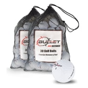 Bullet .444 Distance Golf Balls 60-Ball White