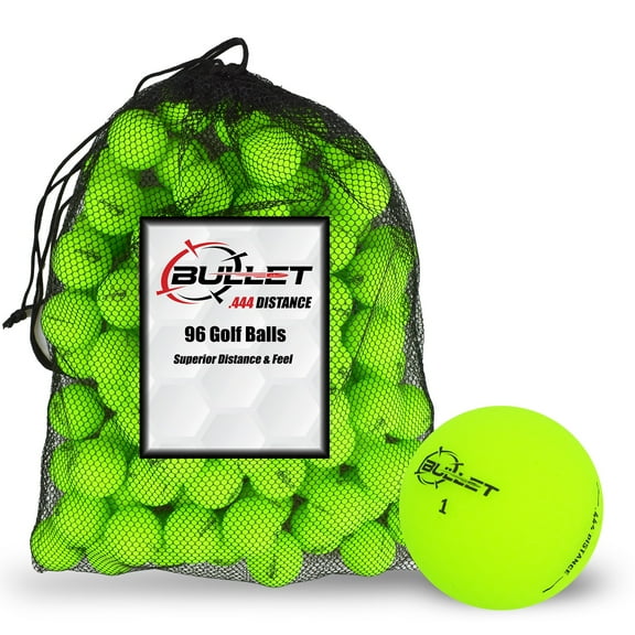 Bullet .444 Distance Matte Colored Golf Balls [96-Ball]