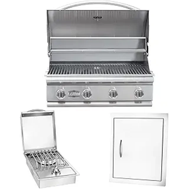 Bullet by Bull Stainless Steel Outdoor Kitchen Grill Set BuiltIn