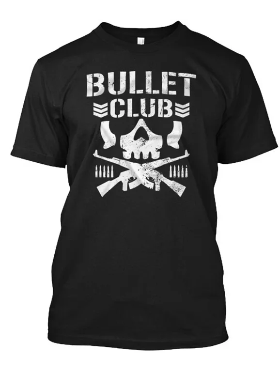 Bullet Club T-Shirt Made in the USA Size S to 5XL
