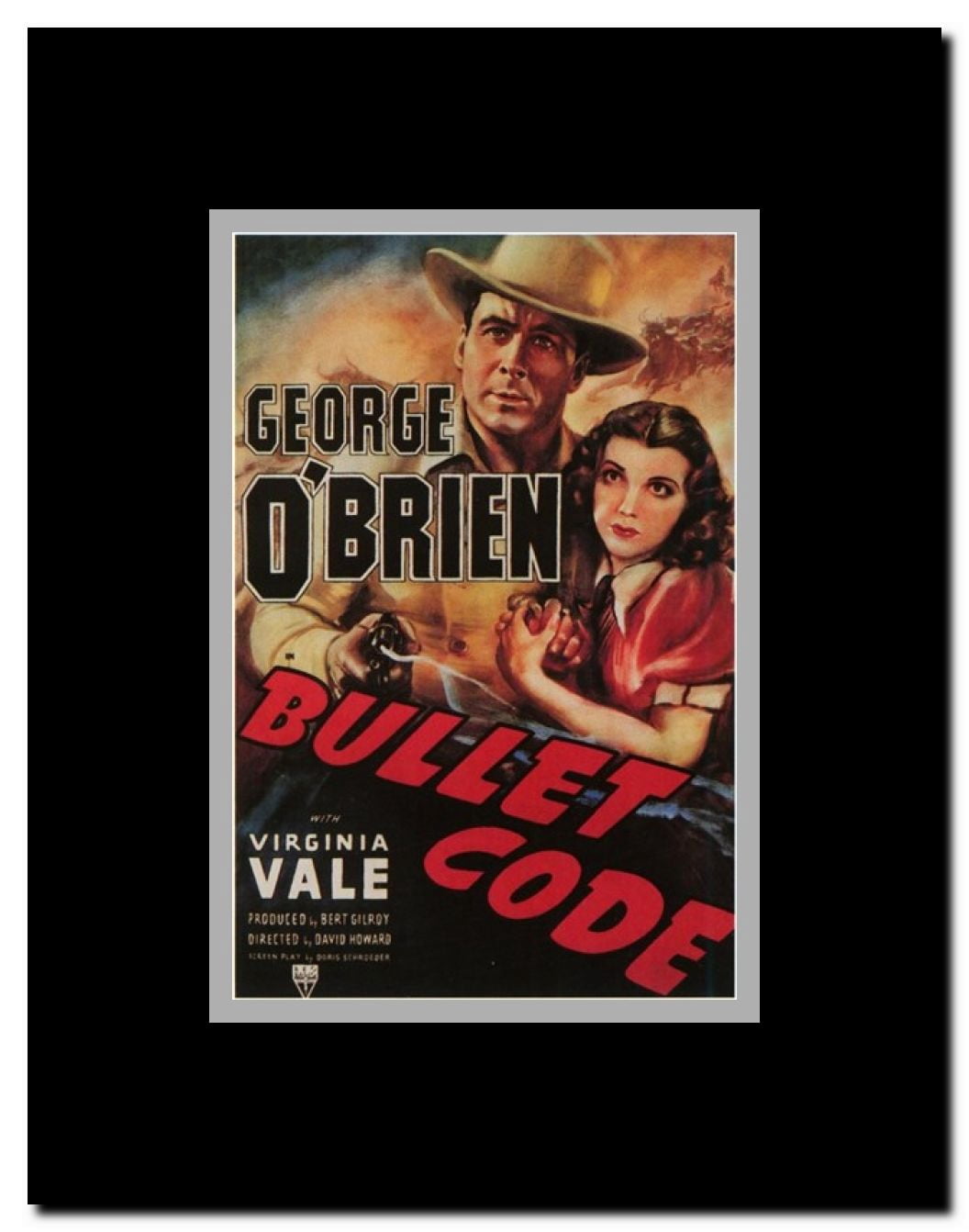 Bullet Code Framed Movie Poster