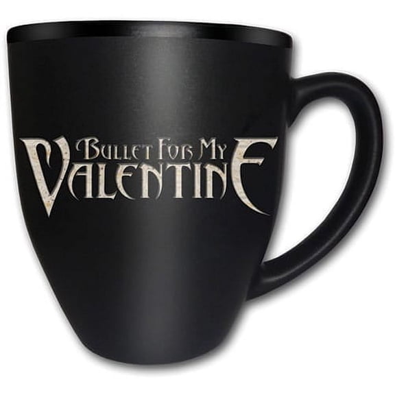 Bullet For My Valentine - Logo - 16 oz Matte Black Ceramic Mug