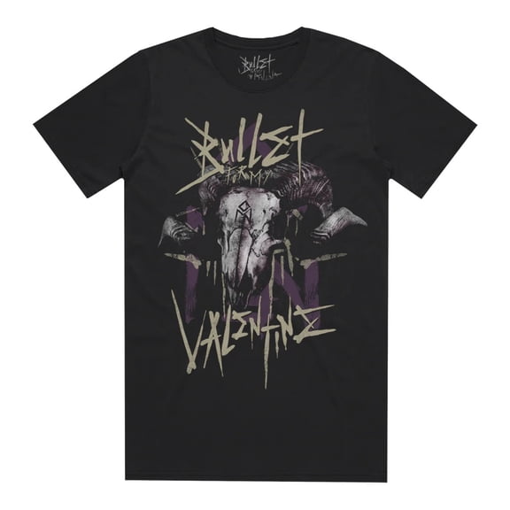Bullet For My Valentine Ram T-Shirt Black Large | Officially Licensed Merchandise