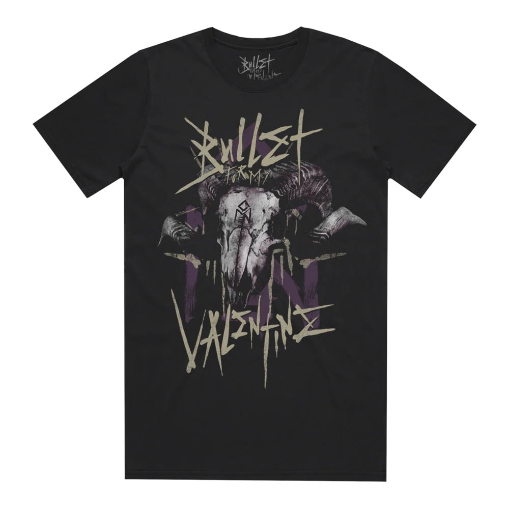 Code Bullet Merch Bullet For My Valentine Ram T-Shirt Black X-Large | Officially Licensed ...