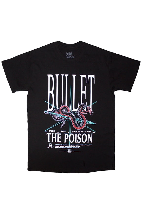 Bullet For My Valentine Unisex T-Shirt The Poison Snake (Black)
