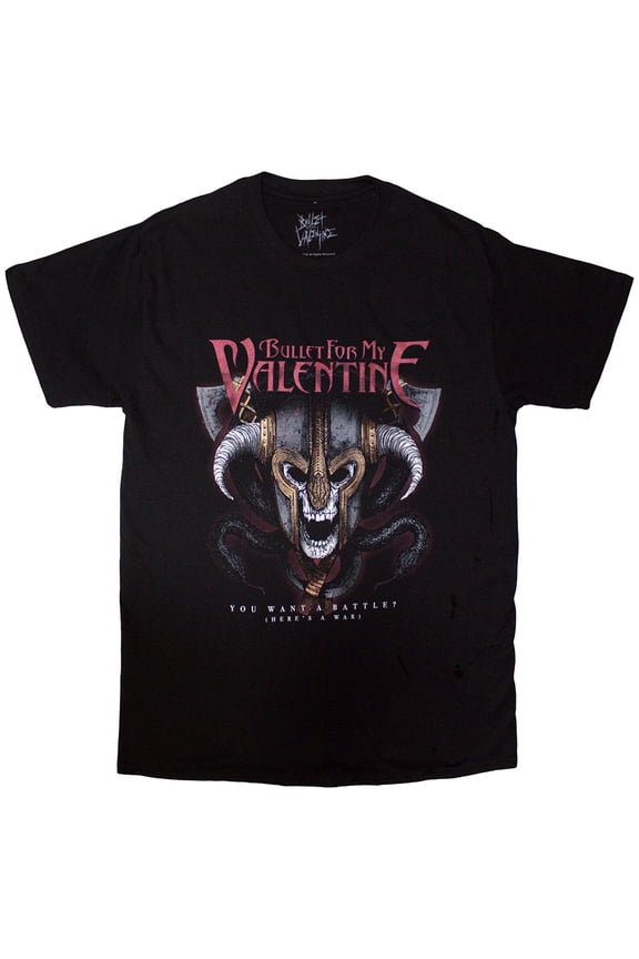 Bullet For My Valentine Unisex T-Shirt Viking (Black) (Large)
