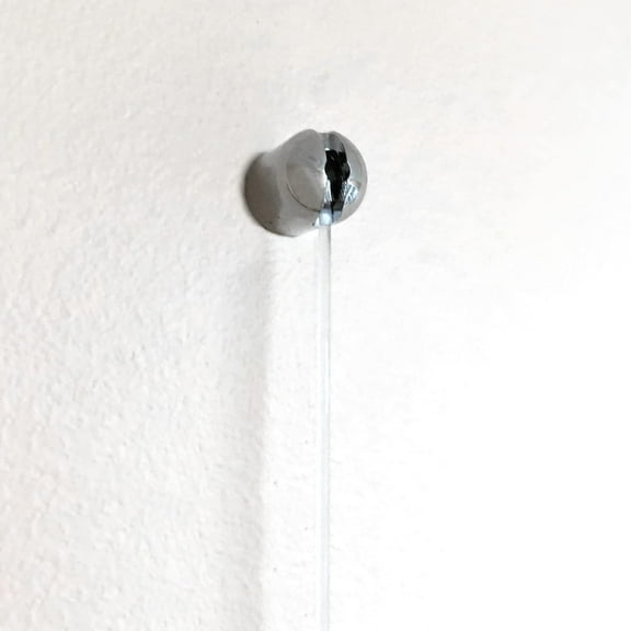 Picture Hang Solutions - 25-lbs Capacity Bullet Hanger with Nylon Cable and Gallery Hooks - Gallery Hanging Systems