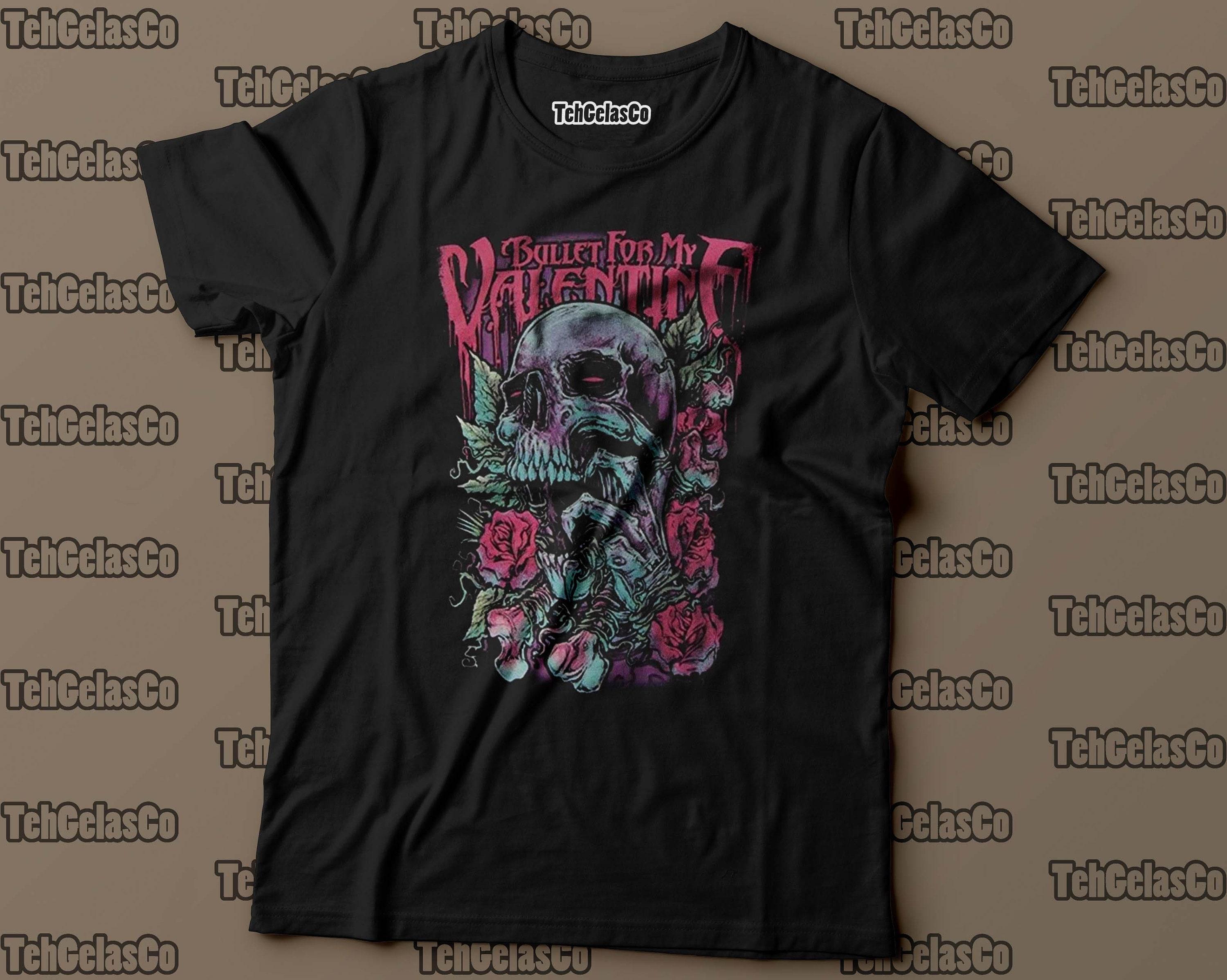 Bullet My Valentine T Shirt Vintage Metal 90'S Music Shirt Aesthetic Shirt Clothing Shirt, Size 2Xl, Tee Navy New