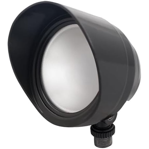 Bullet Outdoor LED Floodlight - Dual Head Energy-Efficient 12W/Head - 1,914 Lumens -Aluminum Housing-Security & Landscape Light - Adjustable Beam-Bronze/White/Green/Black Finish