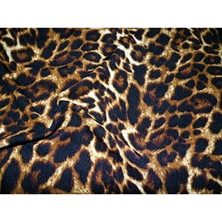 Cheetah Rainbow Print on 4 Way Stretch Polyester Spandex Fabric by