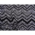 thumbnail image 1 of Bullet Printed Liverpool Textured Fabric Stretch Ethnic Chevron Black White X41 (10 Yard Lot (continuous)), 1 of 1
