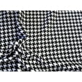 thumbnail image 1 of Bullet Printed Liverpool Textured Fabric Stretch Sm Houndstooth Black White U16 (10 Yard Lot (continuous)), 1 of 1
