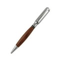 thumbnail image 1 of Bullet Shaped Wooden Pen Handcrafted Ballpoint Pen Unique Writing Instrument Gift Idea Handmade Office Supply 10ml Ink, 1 of 1