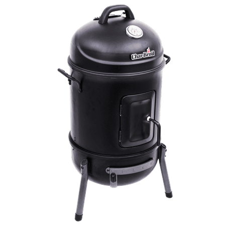Char-Broil 16 Inch Alloy Steel Cylinder Bullet Smoker w/Dual Carry Handles