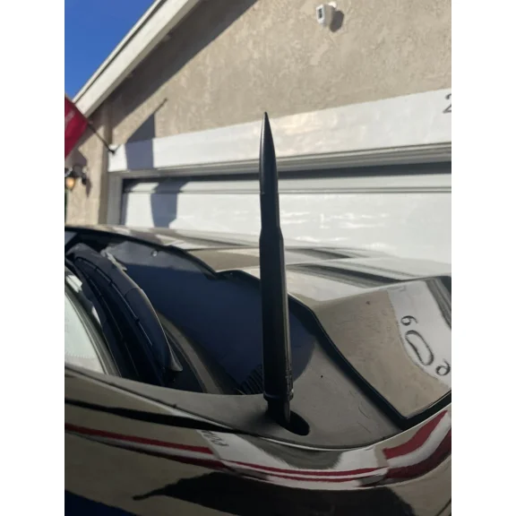 Bullet Style 0.3 Cal (5.45") Antenna Mast Power for CHEVY SILVERADO 2006-2024