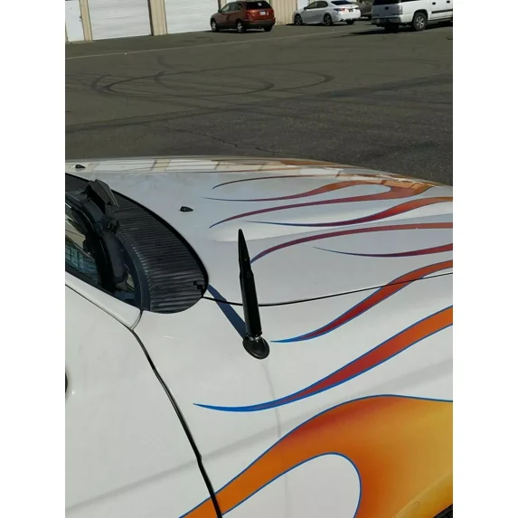 Bullet Style 0.5 Cal Black Antenna Mast Rod AM/FM for TOYOTA 4RUNNER 1996-2017 Brand New