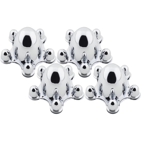 Bullet-Style Spider Cap Wheel Hub Cover Kit, 5 on 4.5 Inch
