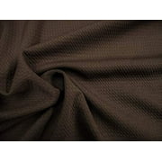 Bullet Textured Liverpool Fabric 4 Way Stretch Espresso Brown T25