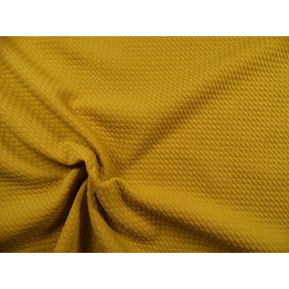 Bullet Textured Liverpool Fabric 4 Way Stretch Harvest Gold T37 (Yard)
