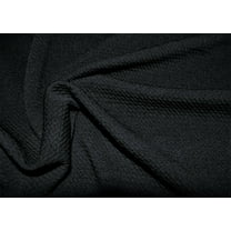 Bullet Textured Liverpool Fabric 4 way Stretch Black S11 (Yard)