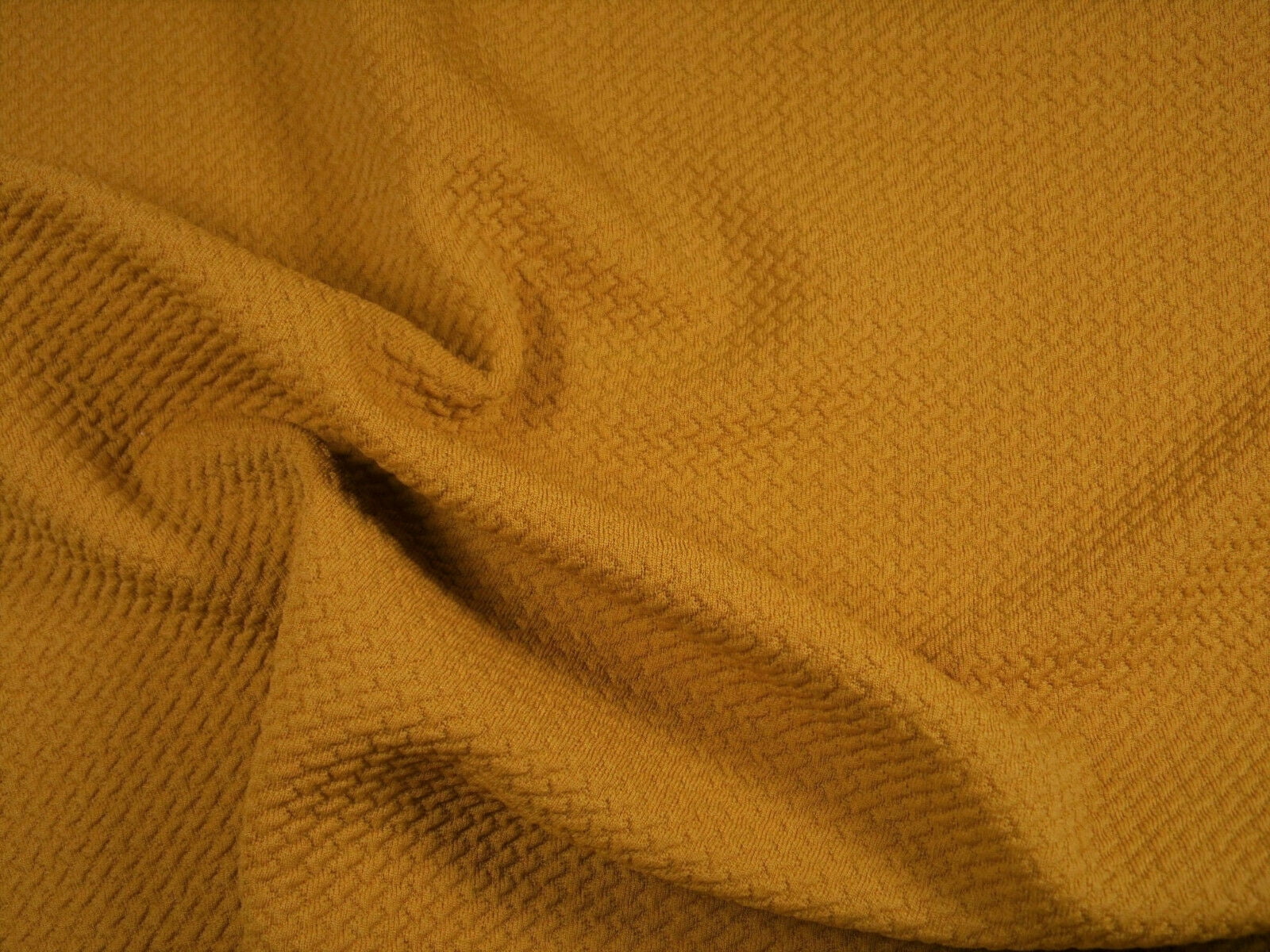 Bullet Textured Liverpool Fabric 4 way Stretch Mustard Gold Q22 (10 Yard Lot (continuous))