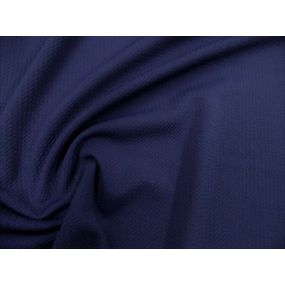 Bullet Textured Liverpool Fabric 4 way Stretch Navy S37 (10 Yard Lot (continuous))