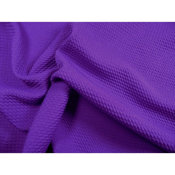 Bullet Textured Liverpool Fabric 4 way Stretch Purple R13 (Yard)