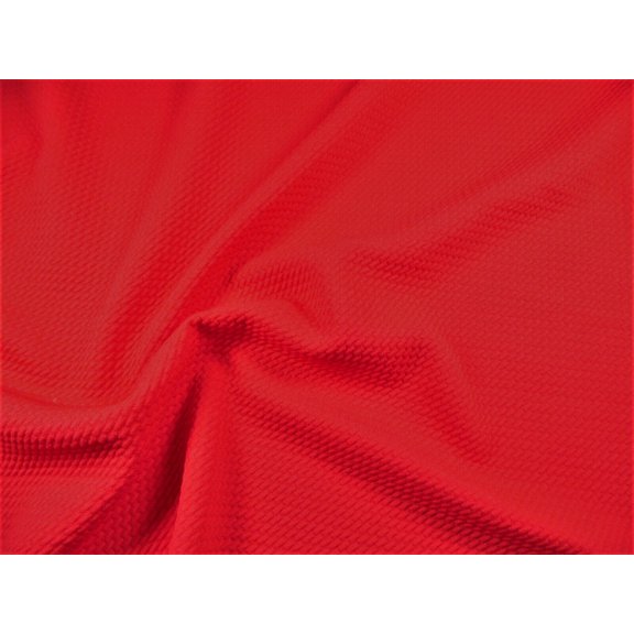 Bullet Textured Liverpool Fabric 4 way Stretch Red Q52 (10 Yard Lot (continuous))