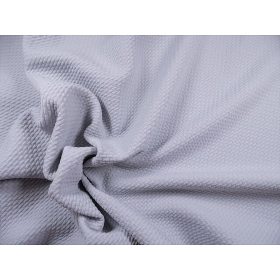 Bullet Textured Liverpool Fabric 4 way Stretch Silver Gray X20 (10 Yard Lot (continuous))