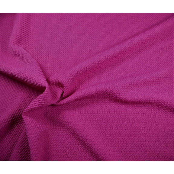 Bullet Textured Liverpool Fabric Stretch Magenta Q11 (Yard)