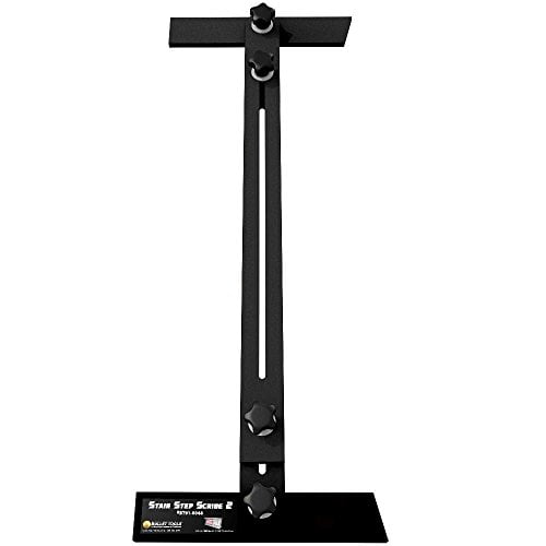 Bullet Tools BT91-0048 Stair Step Scribe 2 Stair Installation Template for Easy Floor Installs