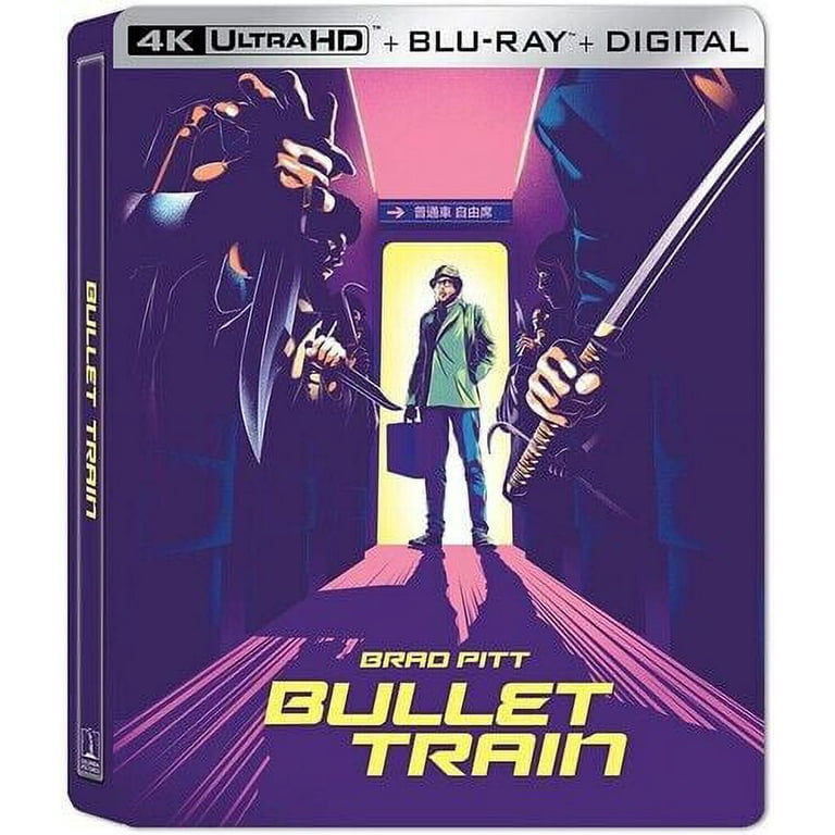 Bullet Train Steelbook (4K UHD+Blu-ray+Digital+Character Cards