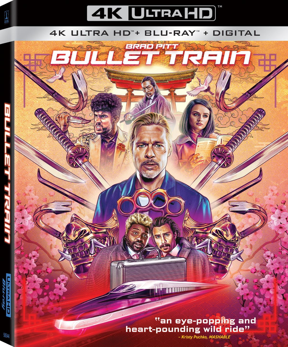 Bullet Train (4K UHD + Blu-ray) [Blu-ray]: : Brad Pitt, Joey King,  Aaron Taylor-Johnson, David Leitch, Brad Pitt, Joey King: Películas y TV