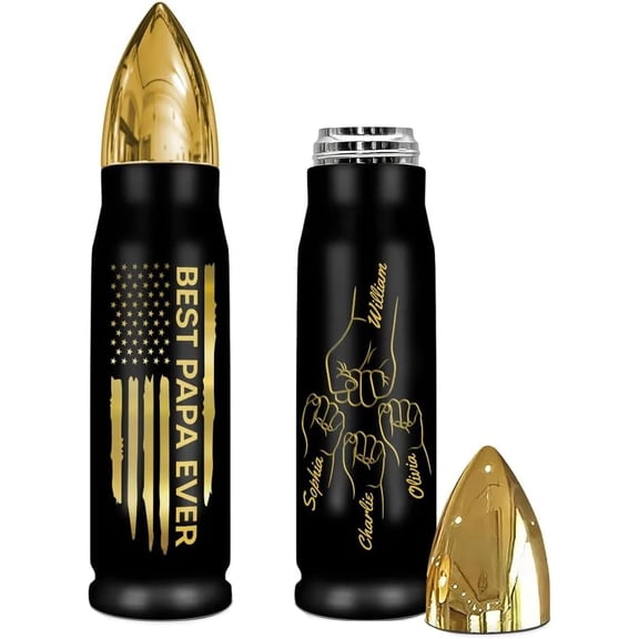 Bullet Tumbler - Best Papa Ever Gift