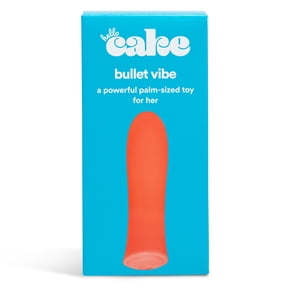 Hello Cake Bullet Vibe Vibrator for Women, Waterproof & Rechargeable Small Toy with 10 Vibrating Modes, Pink