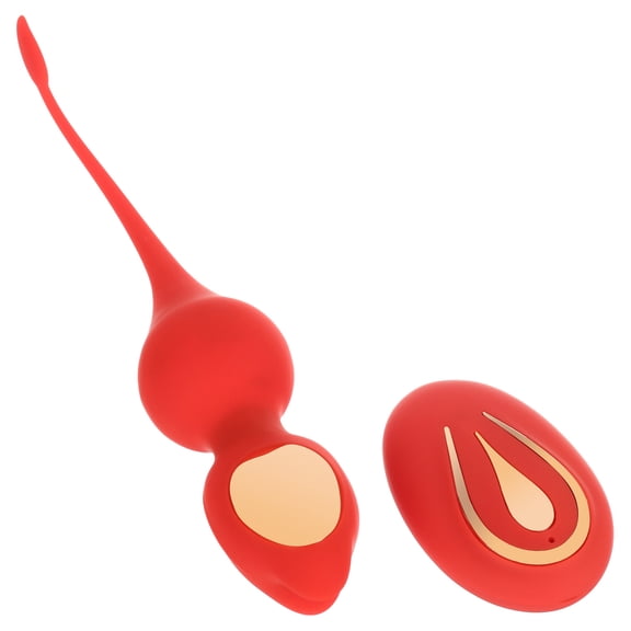 Bullet Vibrator with Remote Control, G-Spot Stimulation Vibrator, Wearable Love Balls with 12 Vibration Modes, Adult Sex Toy for Women and Couple (Red)