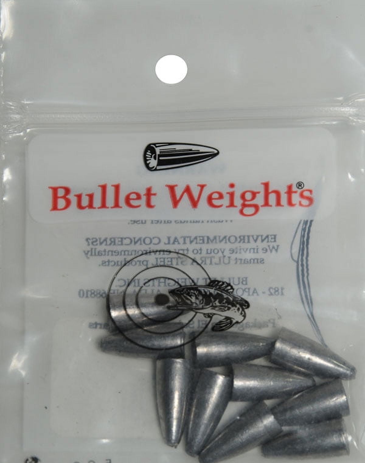 Bullet Weights® 3/16 Oz. 10 sinkers 