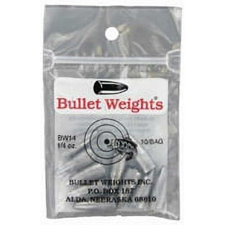 Bullet Weights 1/4 oz Lead Fishing Sinkers 10-Pack