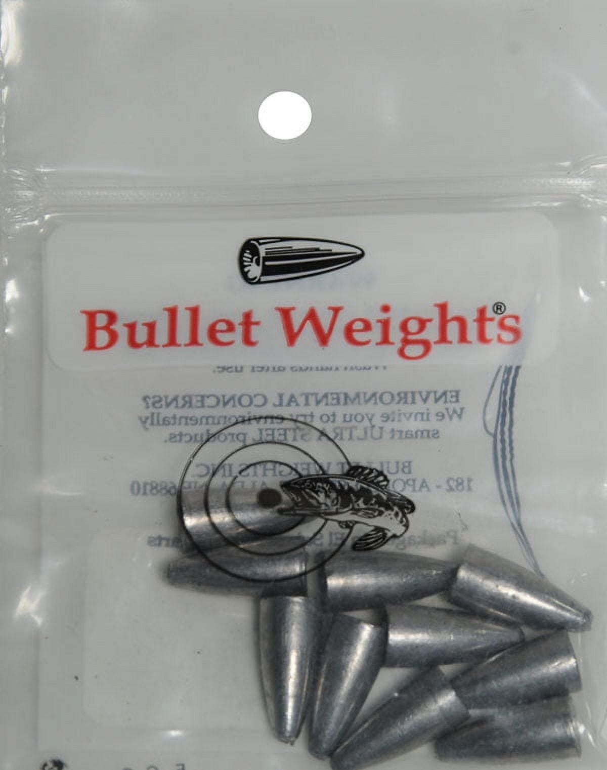 Bullet Weights® Bullet Weight 3/16 oz., 10 sinkers
